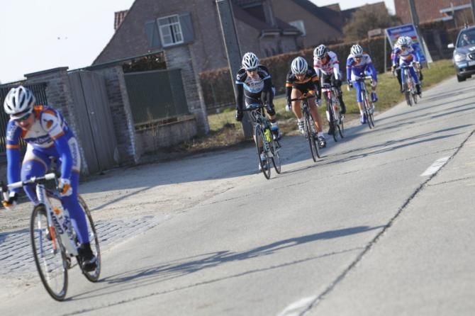 In the closing kilometres, there were countless attacks in the break