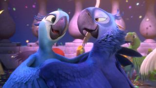 two tropical birds singing in the movie rio 2