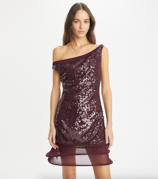 Tory Burch, SEQUINED HOOP DRESS