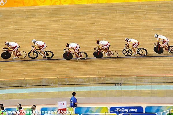 The Spanish take a spin on the track