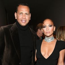 Alex Rodriguez and Jennifer Lopez attend the Tom Ford AW20 Show at Milk Studios on February 07, 2020 in Hollywood, California. 