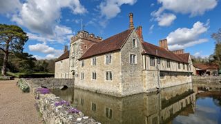 Ightham Mote on a sunny day in Hidden Treasures of the National Trust