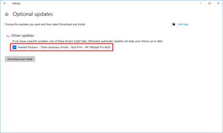 Install driver update to fix Blue Screen of Death