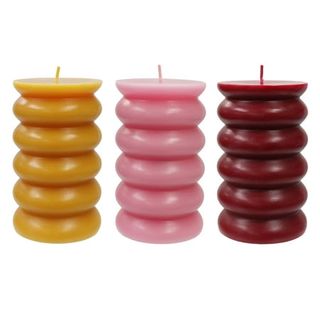 Better Homes & Gardens Unscented Pillar Candles, 3-Pack