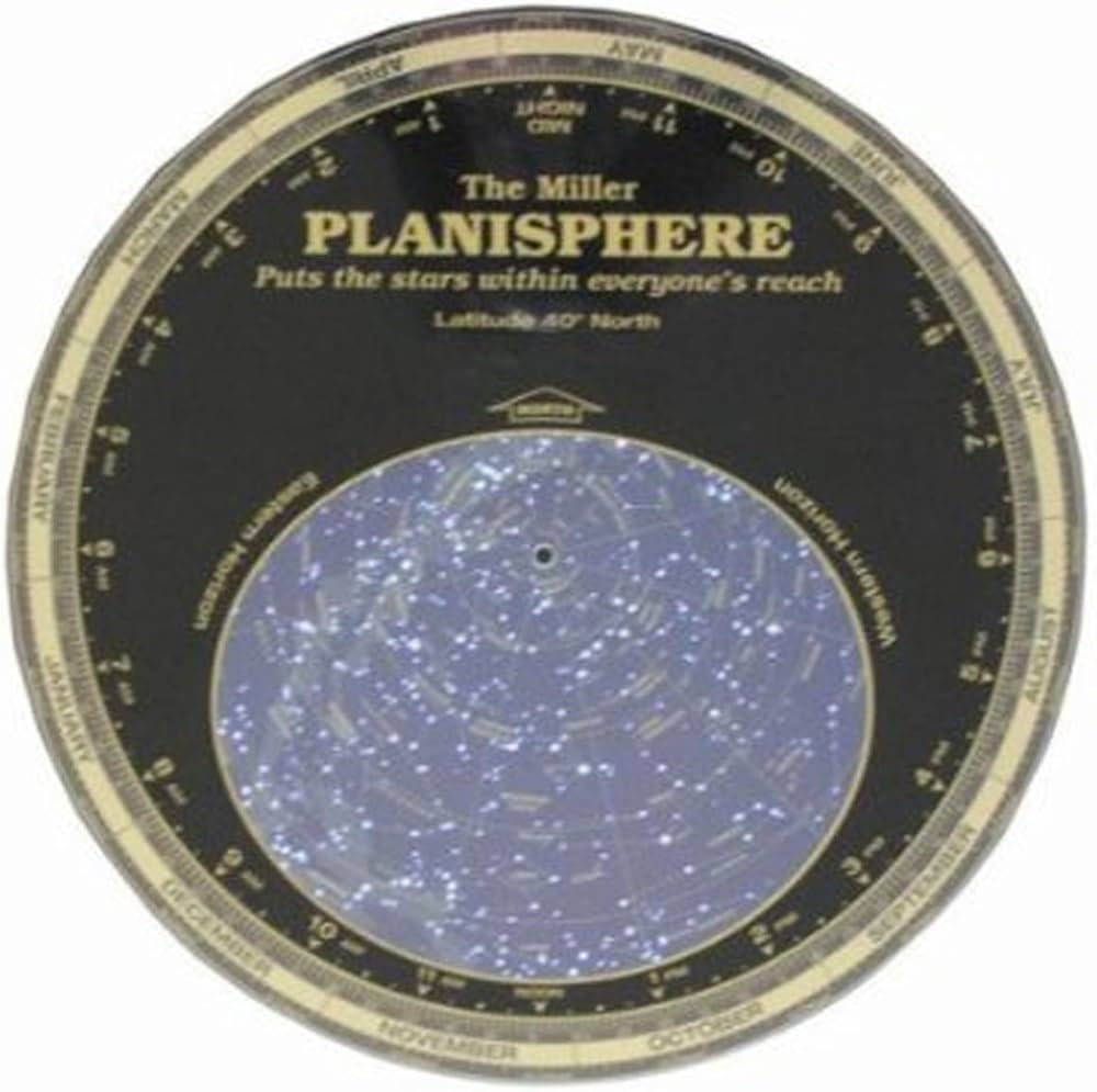 Miller Planisphere Star Finder 40 degrees.