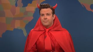Jason Sudeikis as The Devil on Weekend Update.