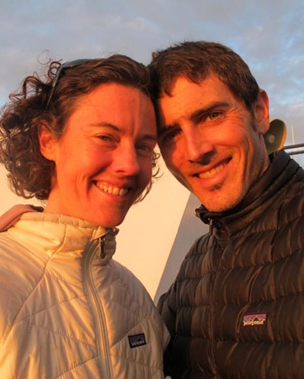 Mary McConneloug and Mike Broderick still smiling
