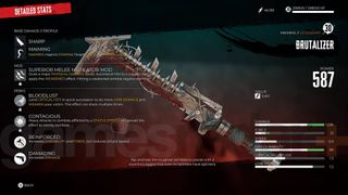 Dead Island 2 Brutalizer weapon