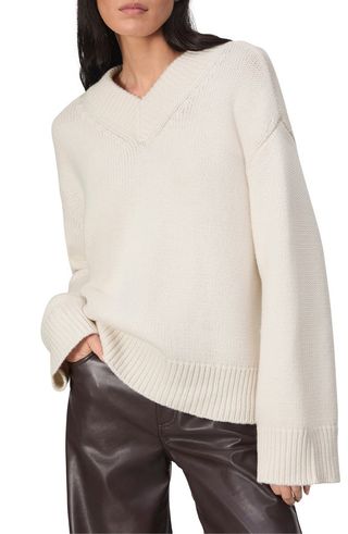 Danica Wool & Cashmere V-Neck Sweater