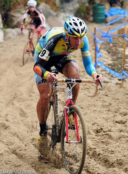 Adam Myerson (SmartStop/MOB) riding the beach