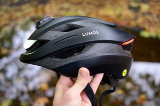A Lumos bike helmet.