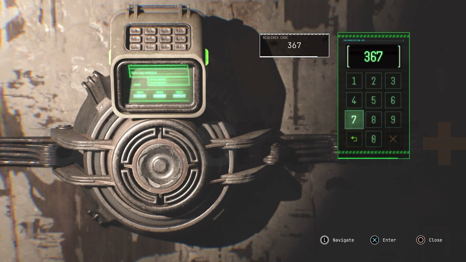 Cronos door code correctly entered