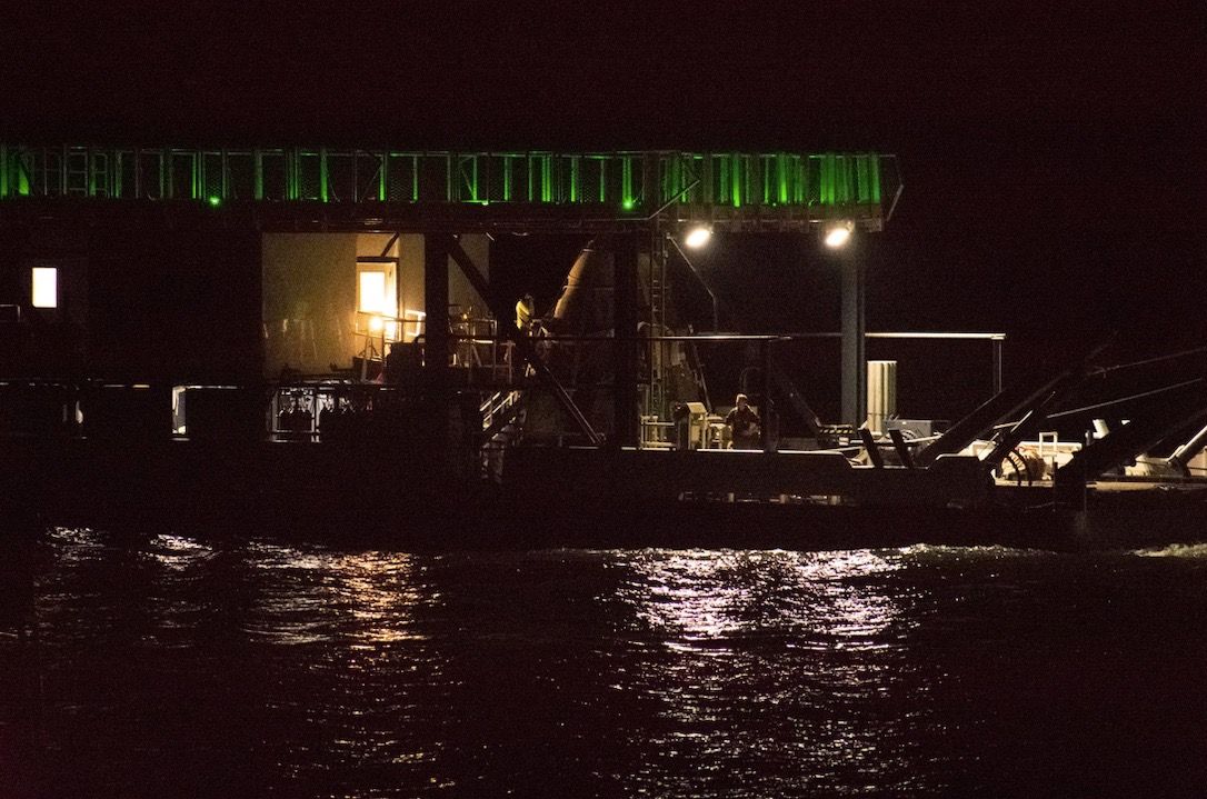 SpaceX&#039;s Crew Dragon capsule cruises into Port Canaveral, Florida on March 9 aboard the recovery ship GO Searcher.