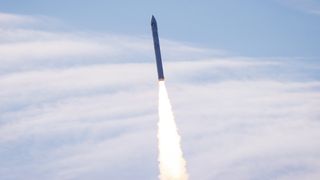Tokyo-based startup Space One&rsquo;s Kairos rocket launches from the company's Spaceport Kii in Kushimoto, Wakayama Prefecture, on Dec. 18, 2024. The launch failed about three minutes after liftoff.