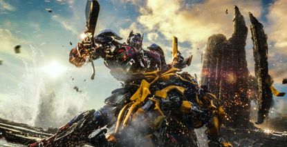 Optimus Prime and Bumblebee in Transformers: The Last Knight.