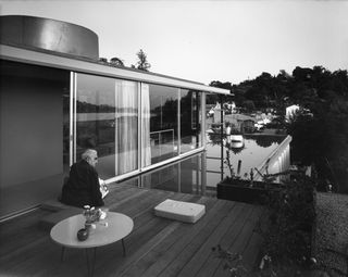 Penthouse solarium on the original prefabricated basement