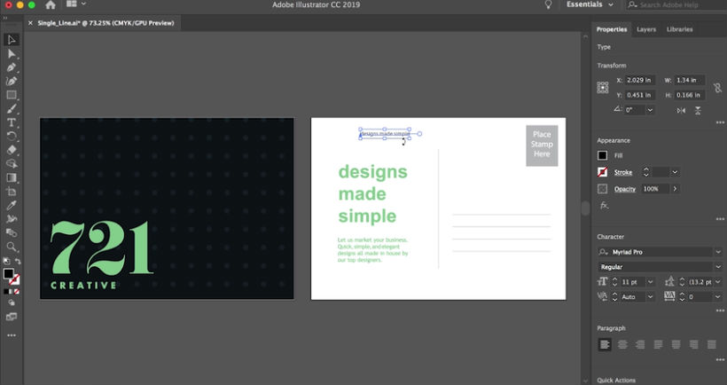 Adobe Illustrator tutorials: add text to your designs