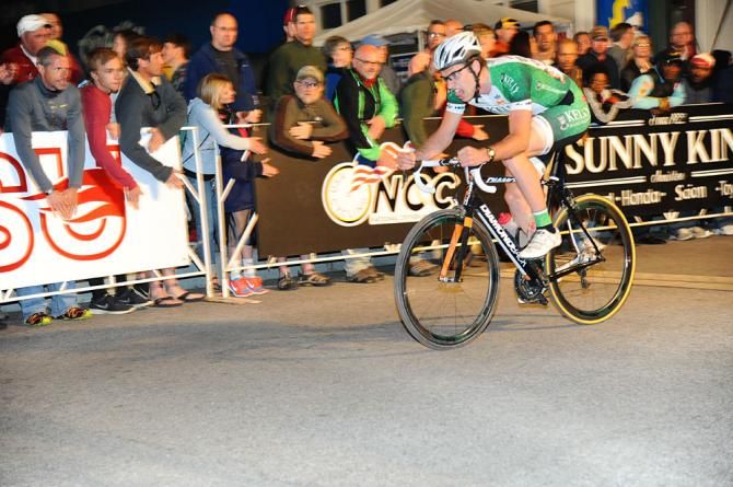 A Kelly Benefits rider in action