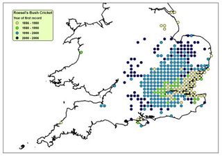 Roesel spread map