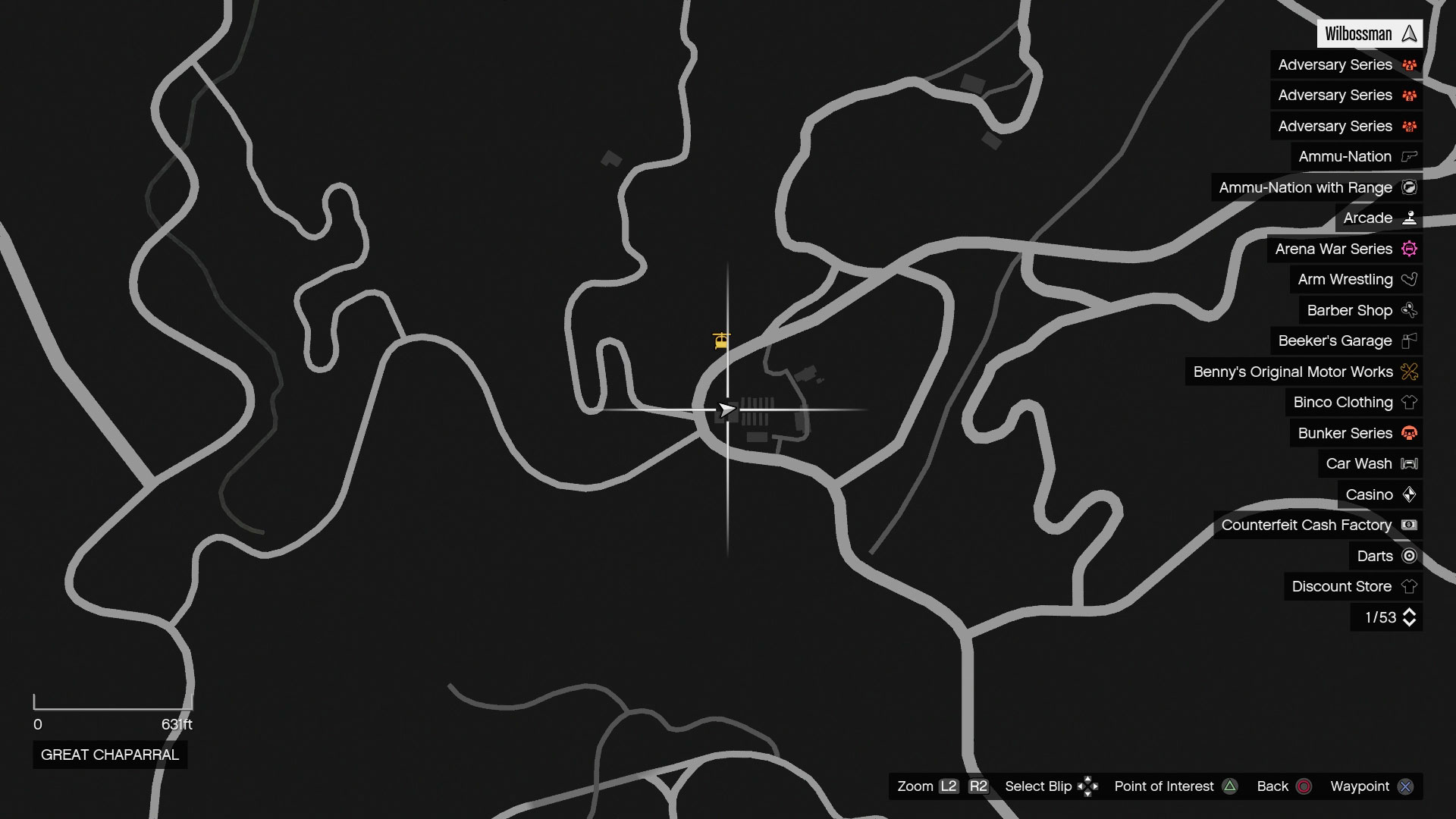 GTA Online Serial Killer Clue 4 – Mapa wiadomości