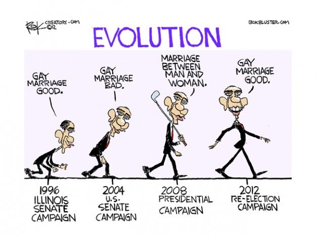 The origin of Obama&amp;#039;s evolution