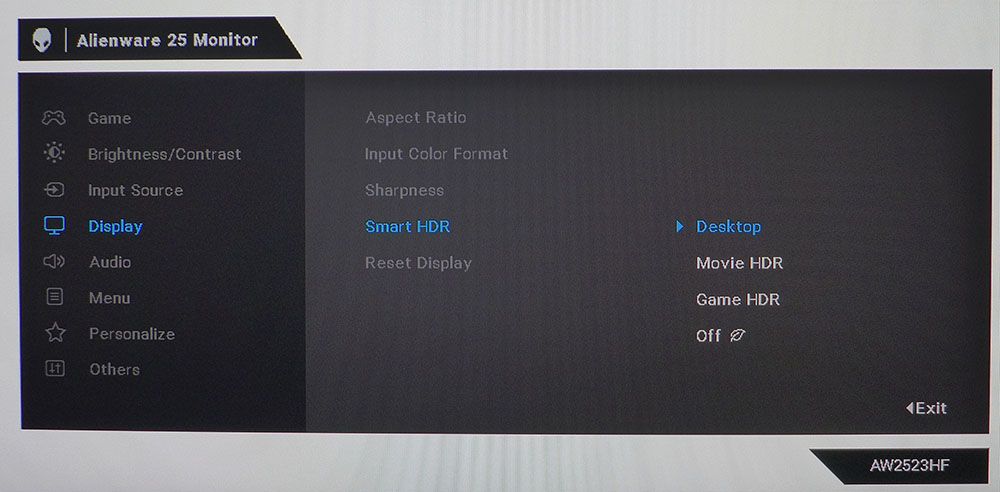 Alienware AW2523HF