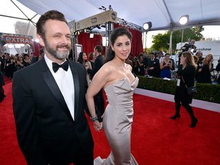 Sarah Silverman & Michael Sheen at the Screen Actors Guild Awards 2016