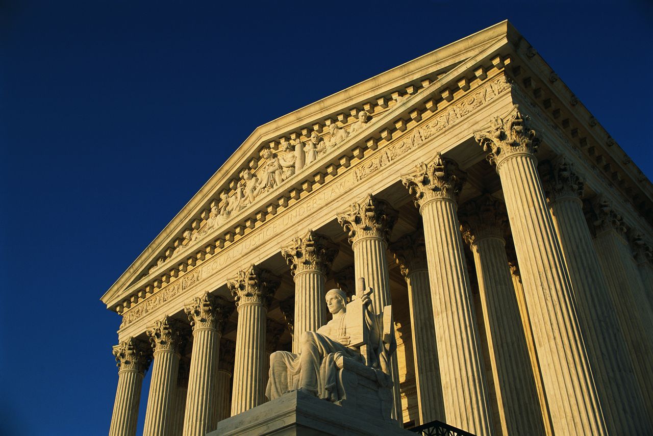 Portico of the Supreme Court