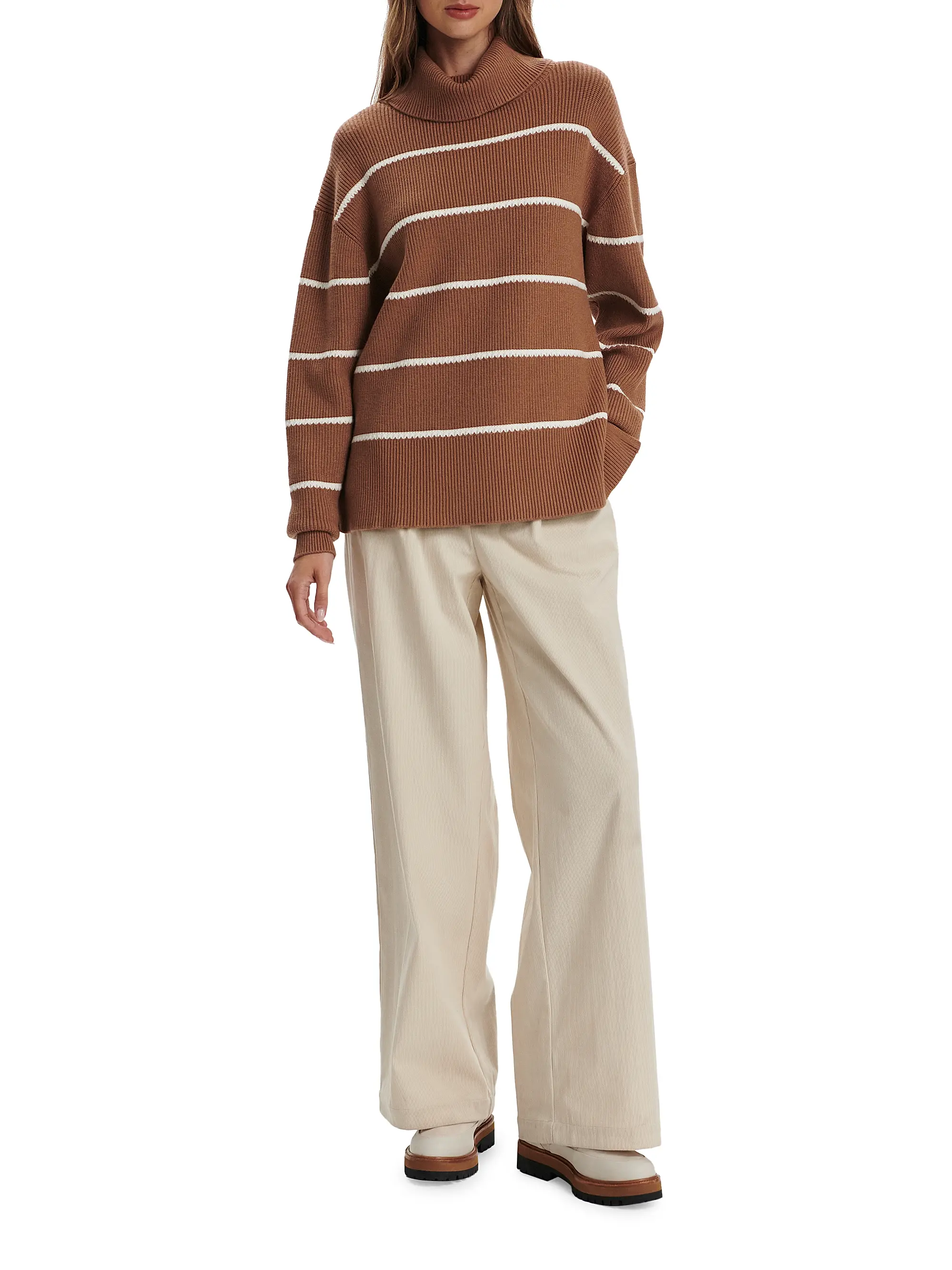 Hamish Striped Turtleneck Sweater