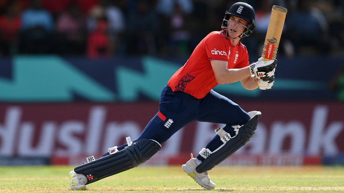 Harry Brook of England bats ahead of the England vs Australia: live stream 1st ODI 2024 from Trent Bridge