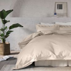 linen bedding from the marks & spencer home sale