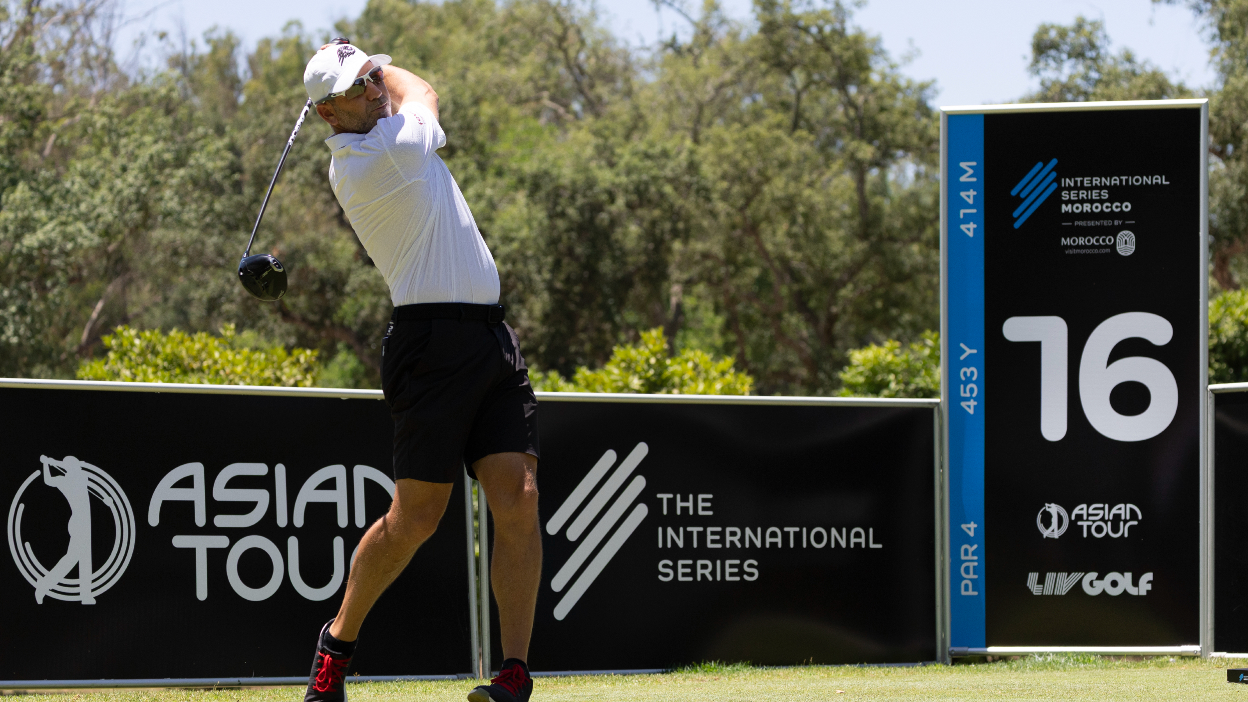 Sergio Garcia at the International Series Morocco