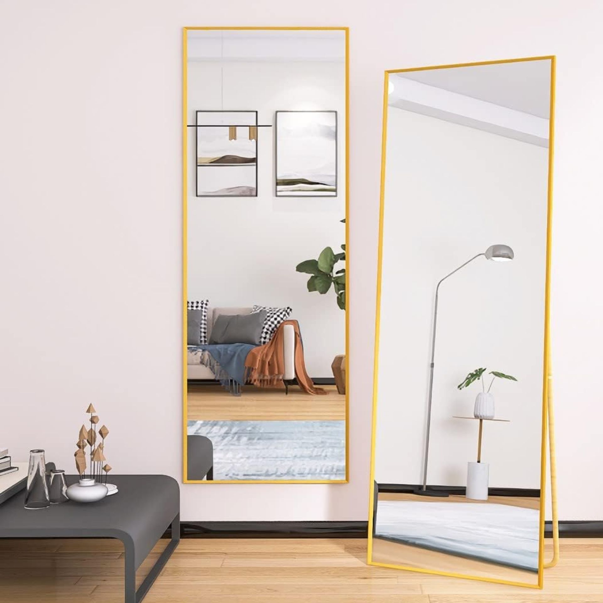 Cermin emas setinggi lantai