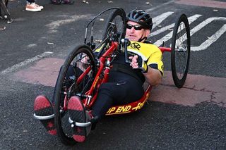 ‘I thought it was going to be tougher’ – Meet the first and only hand-cyclist at the British National Hill Climb Championships