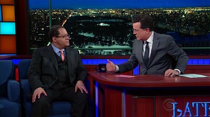 Stephen Colbert and Michael Eric Dyson discuss race and Obama