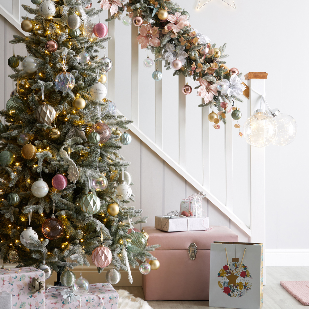 It's all about large Chrsitmas baubles for dressing on-trend trees this ...