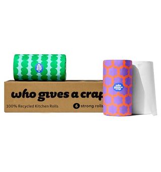 Who Gives a Crap - Eco-Friendly 100% Recycled 2 Ply Kitchen Roll (6 X Kitchen Rolls) - Fsc Certified