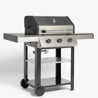 3 Burner Gas BBQ in Silver/Black | Was £279 Now £196 at John Lewis