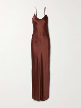 Cami Silk-Satin Gown