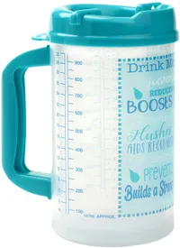 Plum Hill Water Tracking Hospital Mug for $14.99, at Amazon