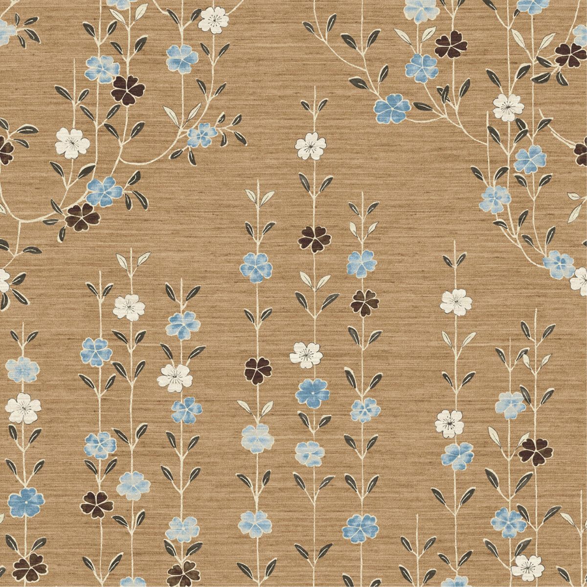 Japanese floral wallpaper