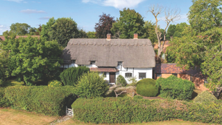 Thatched cottage in Warwickshire.