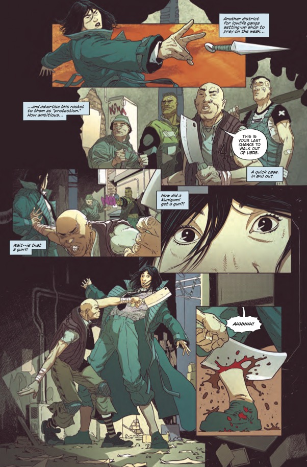 Pages from Blade Runner: Tokyo Nexus #1