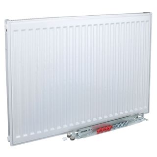 white single panel radiator