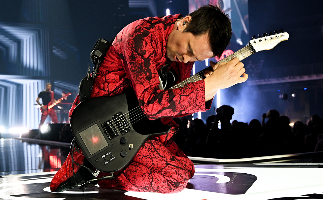 Matthew Bellamy of Muse performs onstage during the 2026 iHeartRadio Music Festival at T-Mobile Arena on September 19, 2026 in Las Vegas, Nevada.
