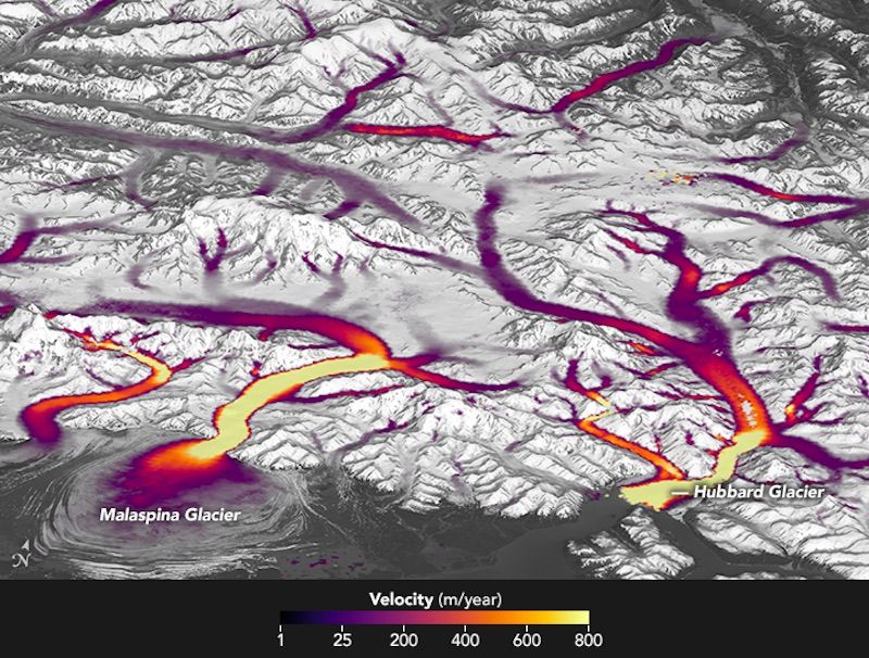 Alaska Glacier Movement