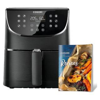 air fryer deals - cosori single drawer air fryer and book