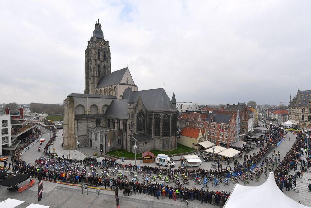 Scenery at the start of the Tour of Flanders