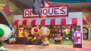 The Toads Antique Shop in The Super Mario Bros. Movie