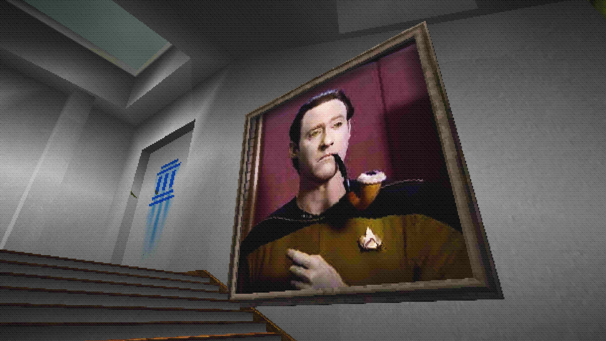 Data smoking a pipe